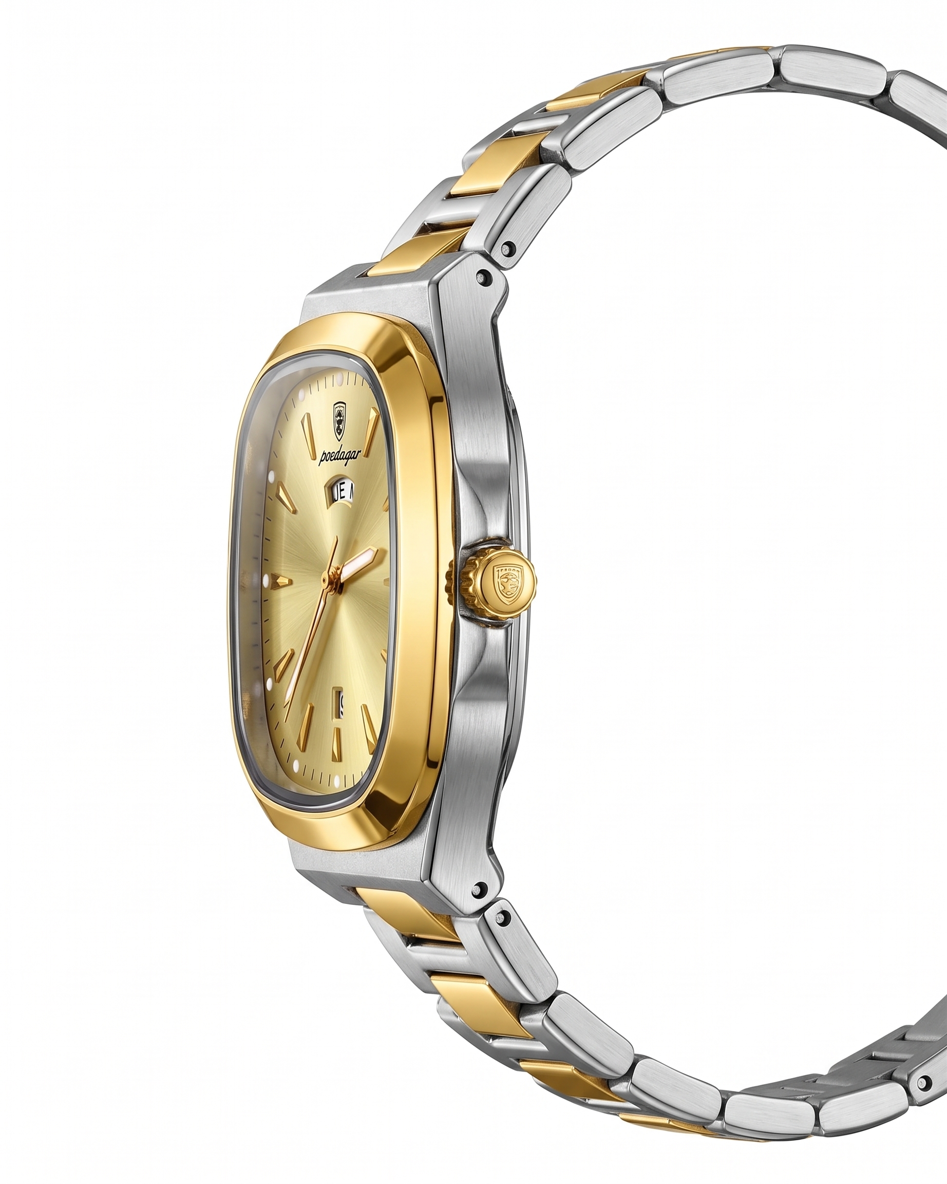 Poedagar Two-Tone Day-Date / Gold Dial